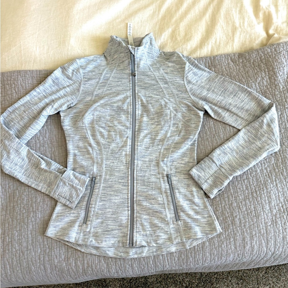 Lululemon Wee Are From Space Nimbus Battleship Gray Jacket Size 10 Like New